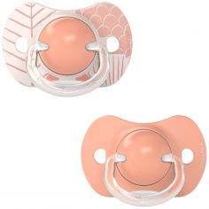 Lot de 2 sucettes symétriques SX PRO 18 mois et + Dreams rose - Suavinex