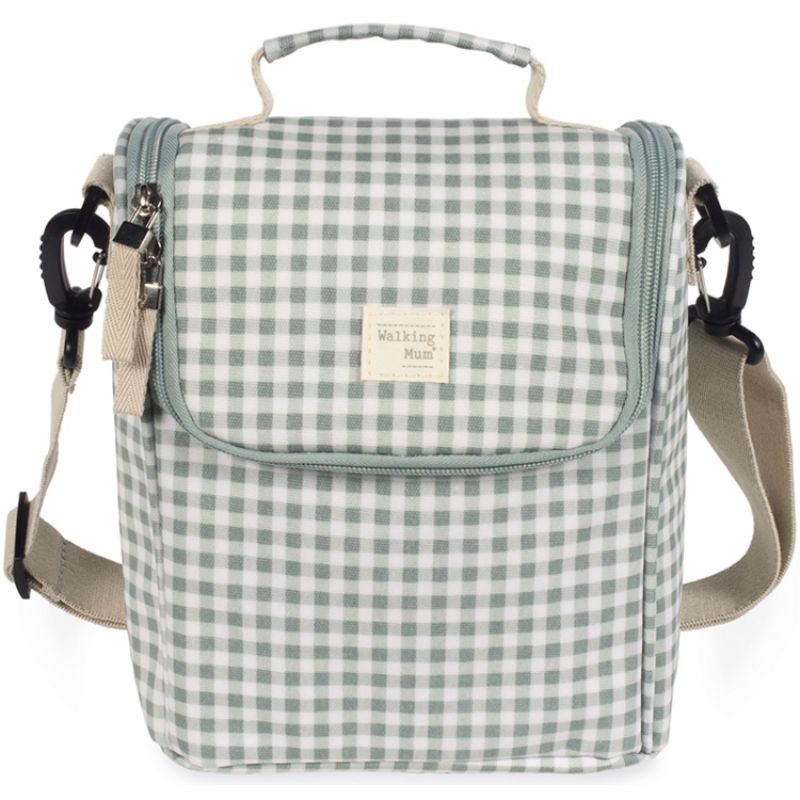 Sac repas isotherme I Love Vichy vert Walking Mum Produit 1