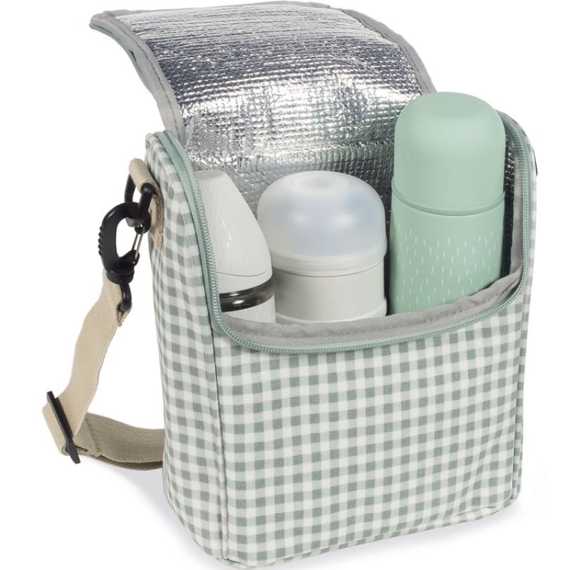 Sac repas isotherme I Love Vichy vert Walking Mum Produit 2