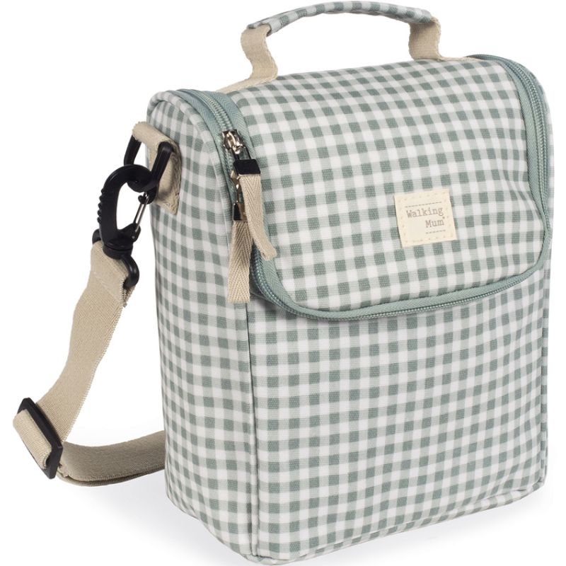 Sac repas isotherme I Love Vichy vert (6 L) Walking Mum Produit 3