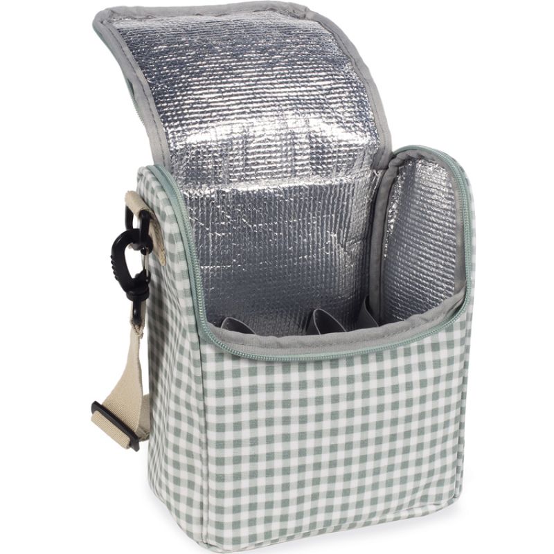 Sac repas isotherme I Love Vichy vert (6 L) Walking Mum Produit 5