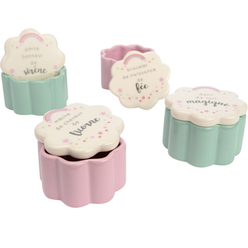 Coffret cadeau de naissance Hélène la sirène Amadeus Les Petits