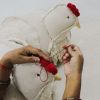 Pouf Poulet  par Lorena Canals