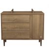 Commode 3 tiroirs et 1 porte Mokka Sauthon mobilier Produit 5