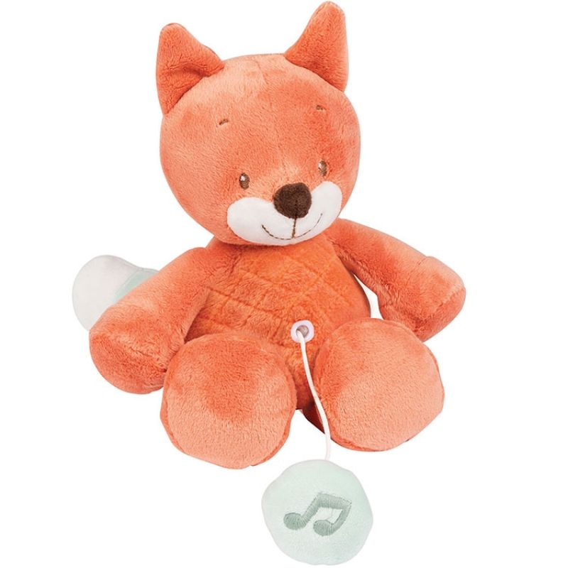 Peluche musicale Oscar le renard (19 cm) Nattou