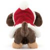 Peluche Otto le teckel de Noël (19 cm)  par Jellycat