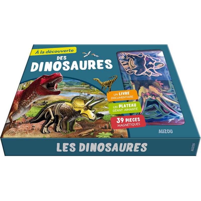 Coffret éducatif A la découverte des dinosaures Auzou Editions