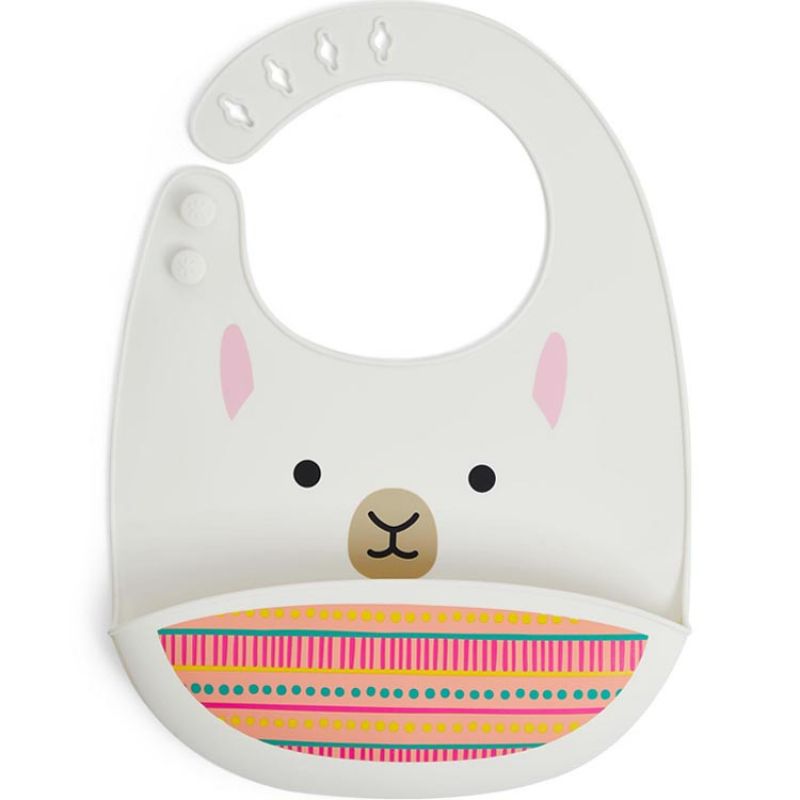 Bavoir Silicone Zoo Lama Skip Hop