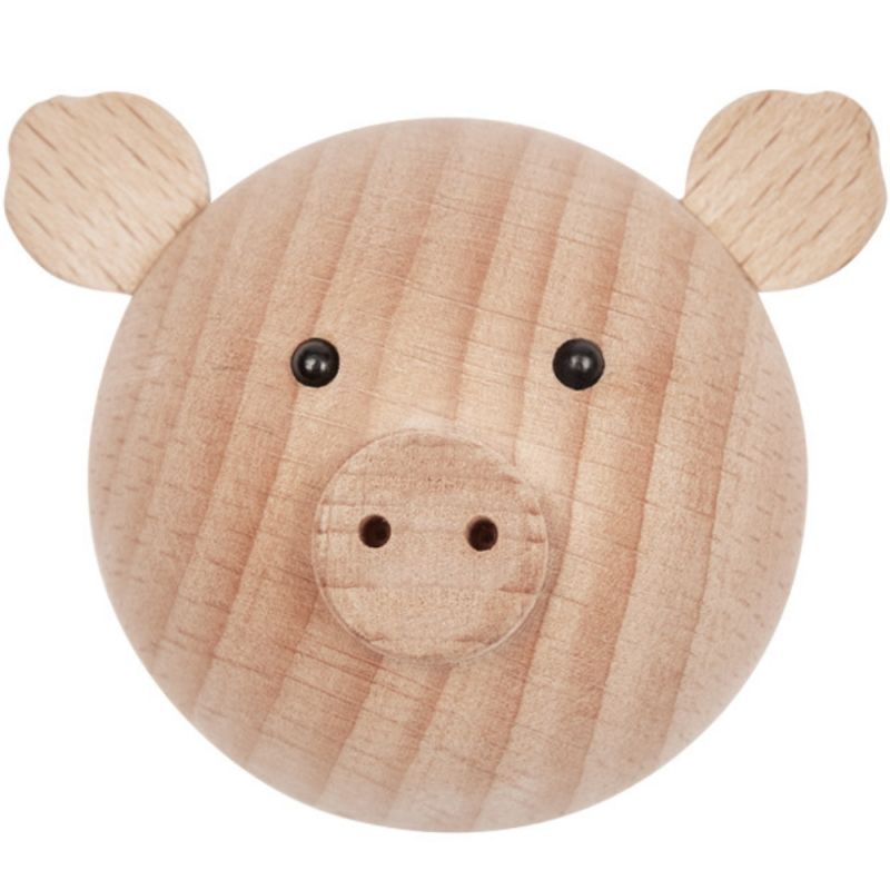 Patère murale Cochon OYOY Mini
