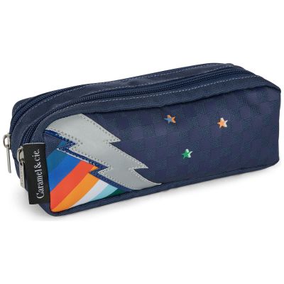 Trousse scolaire double Chromatic Lightning