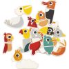 Jeu magnétique Mix and Match oiseaux (24 pièces)  par Janod 