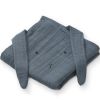 Lot de 2 langes Hannah Rabbit Whale blue (65 x 65 cm) - Liewood