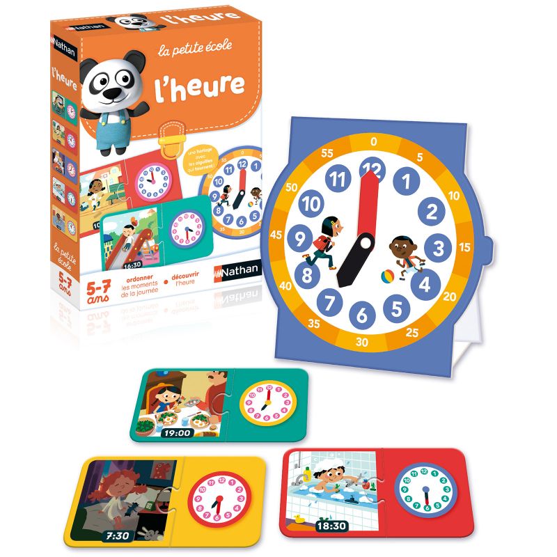 Jeu éducatif Petit école L'Heure Nathan