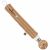 Variation Marron, beige du produit Attache tétine Rayures Fines (personnalisable) de la marque Atelier Wagram