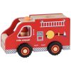 Grand camion de pompier en bois - Egmont Toys