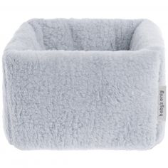 Panier de toilette Cozy Misty blue (18 x 18 cm) - Baby's Only