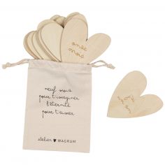 Cartes étapes en bois - Atelier Wagram