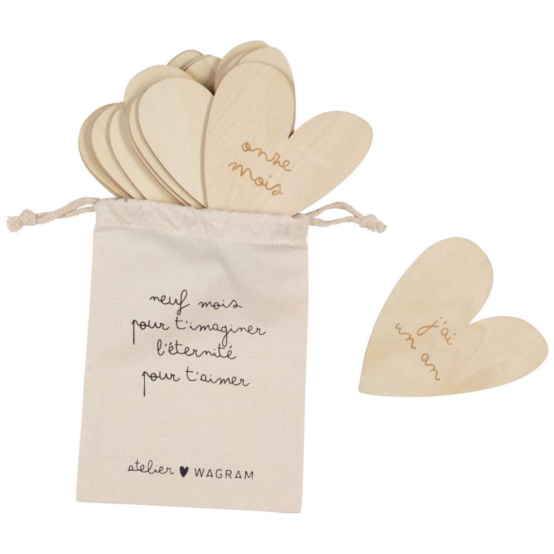 Cartes étapes en bois Atelier Wagram Produit 1