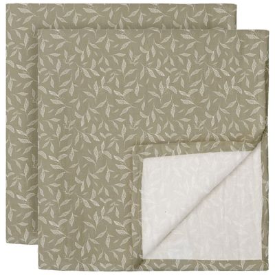 Lot de 2 langes Leaves (70 x 70 cm) Zakuw