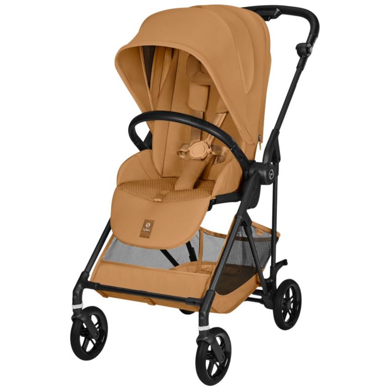 Poussette Citadine Ultra Légère Melio Carbon 2026 Cinnamon Yellow Cybex Produit 1