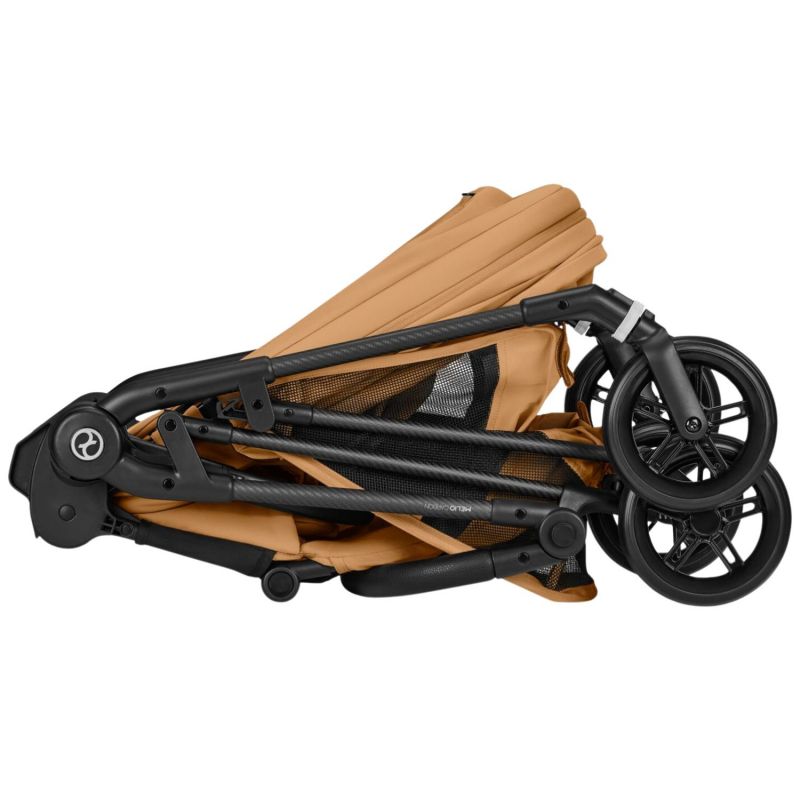 Poussette Citadine Ultra Légère Melio Carbon 2026 Cinnamon Yellow Cybex Produit 7