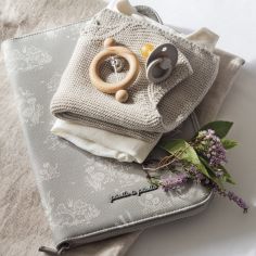 Protège carnet de santé Toile de Jouy Forest