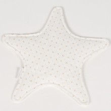 Doudou plat Elodie étoile beige (32 x 32 cm)  par Pasito a pasito