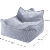 Fauteuil pouf Blueberry velours côtelé Wigiwama Produit 5