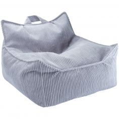 Fauteuil pouf Blueberry velours côtelé - Wigiwama