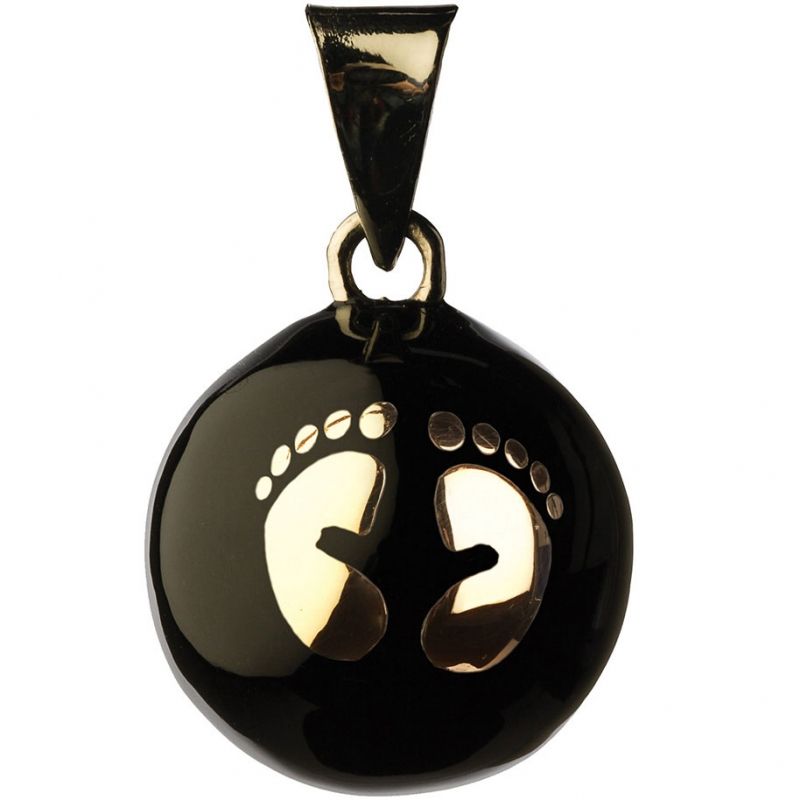 Bola noir pieds dorés Bola