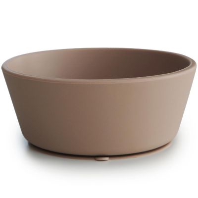 Bol à ventouse en silicone Natural - Reconditionné Mushie