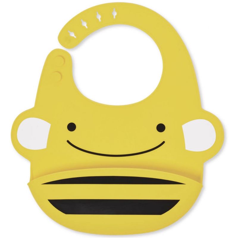Bavoir Silicone Zoo abeille Skip Hop