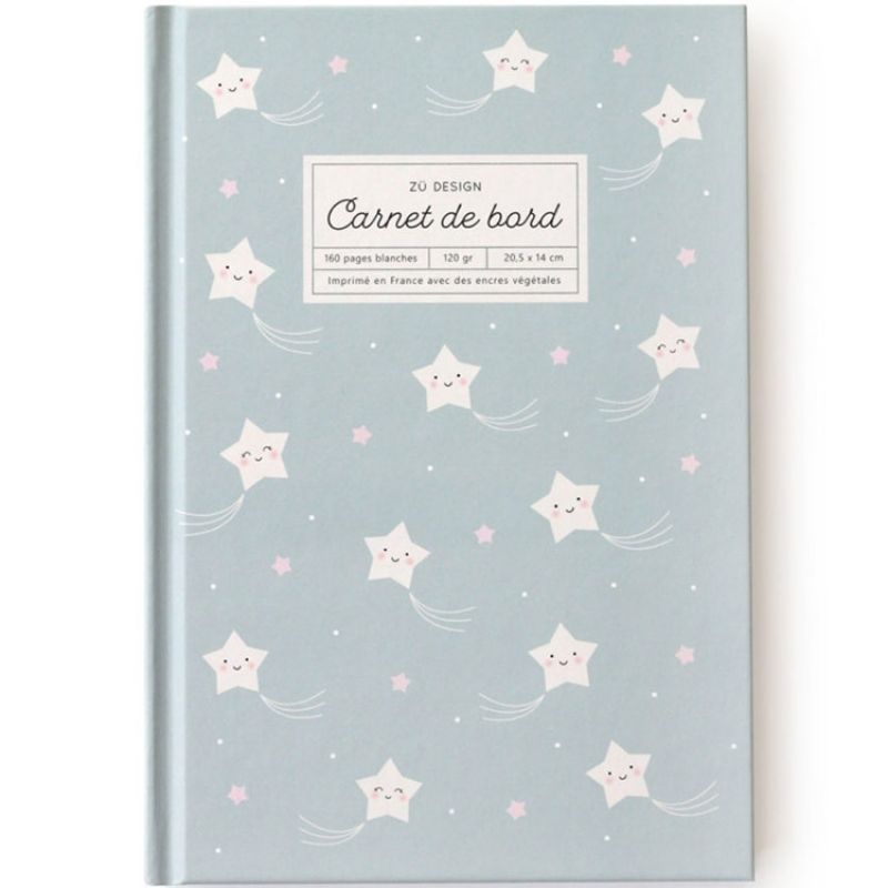 Carnet de bord Etoile (160 pages blanches) Zü Produit 1 grande taille