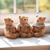 Ours en peluche tricot beige (29 cm) Pasito a pasito Ambiance 4