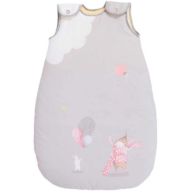 Gigoteuse Les Petits dodos grise (70 cm) Moulin Roty