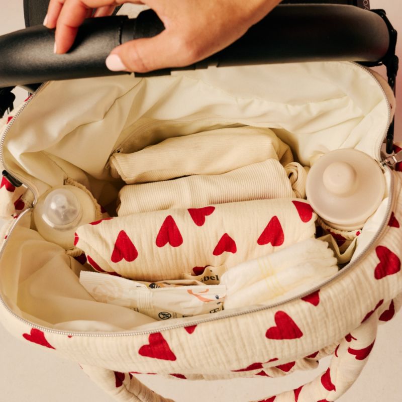 Sac à langer Comme un bonbon Coeur BEBEL Ambiance 7