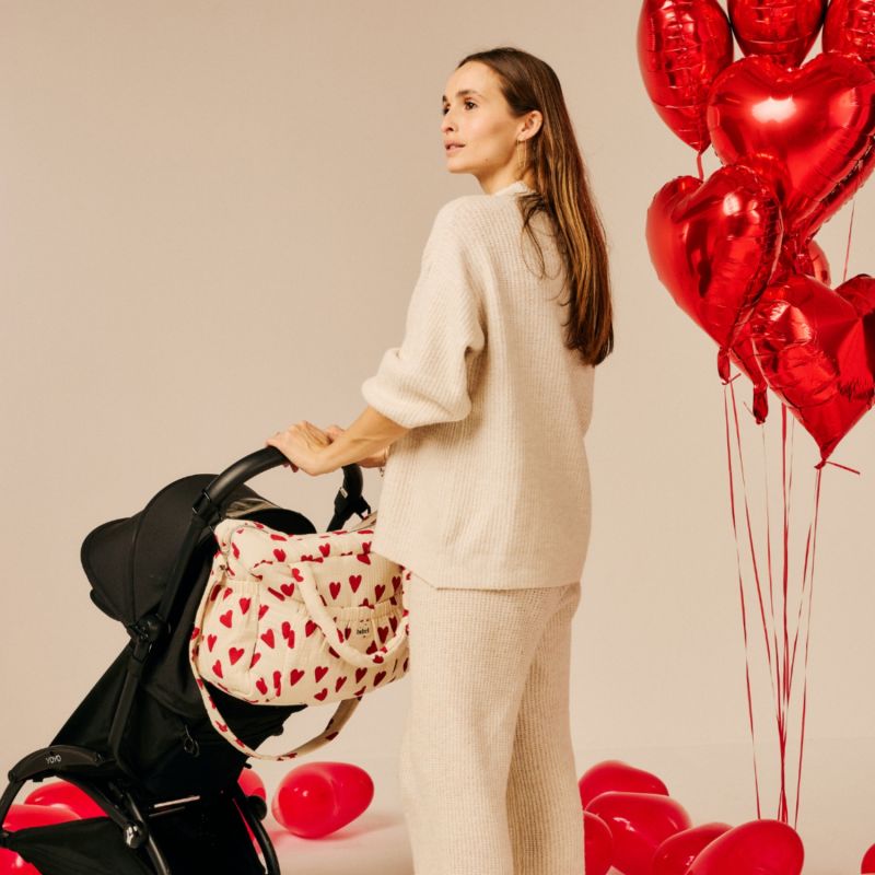 Sac à langer Comme un bonbon Coeur BEBEL Ambiance 8