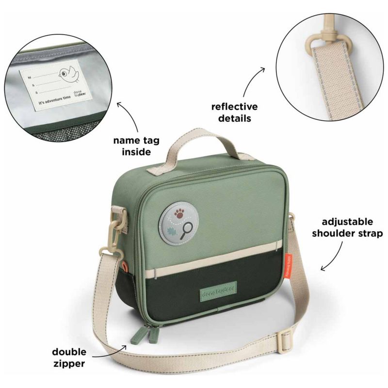 Sac repas isotherme Tiny trails Vert (4 L) Done by Deer Produit 8