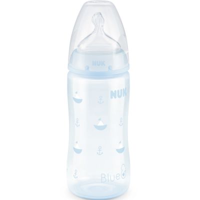 Biberon First Choice + bleu (300 ml) NUK
