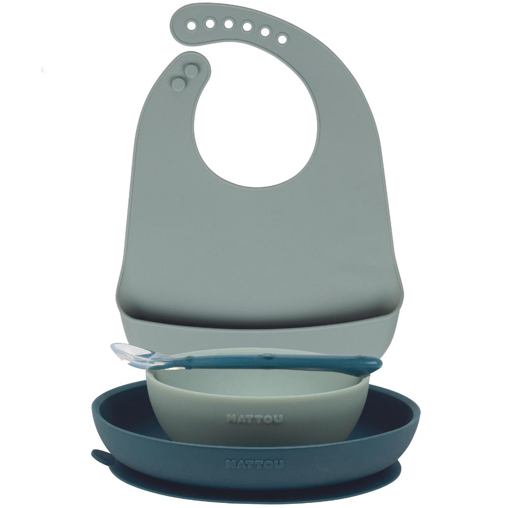 Nattou Tour à Empiler en Silicone, Jouet de Motricité 5 Pièces pour Tout- Petits, Sans BPA, Silicone, Sable 876865