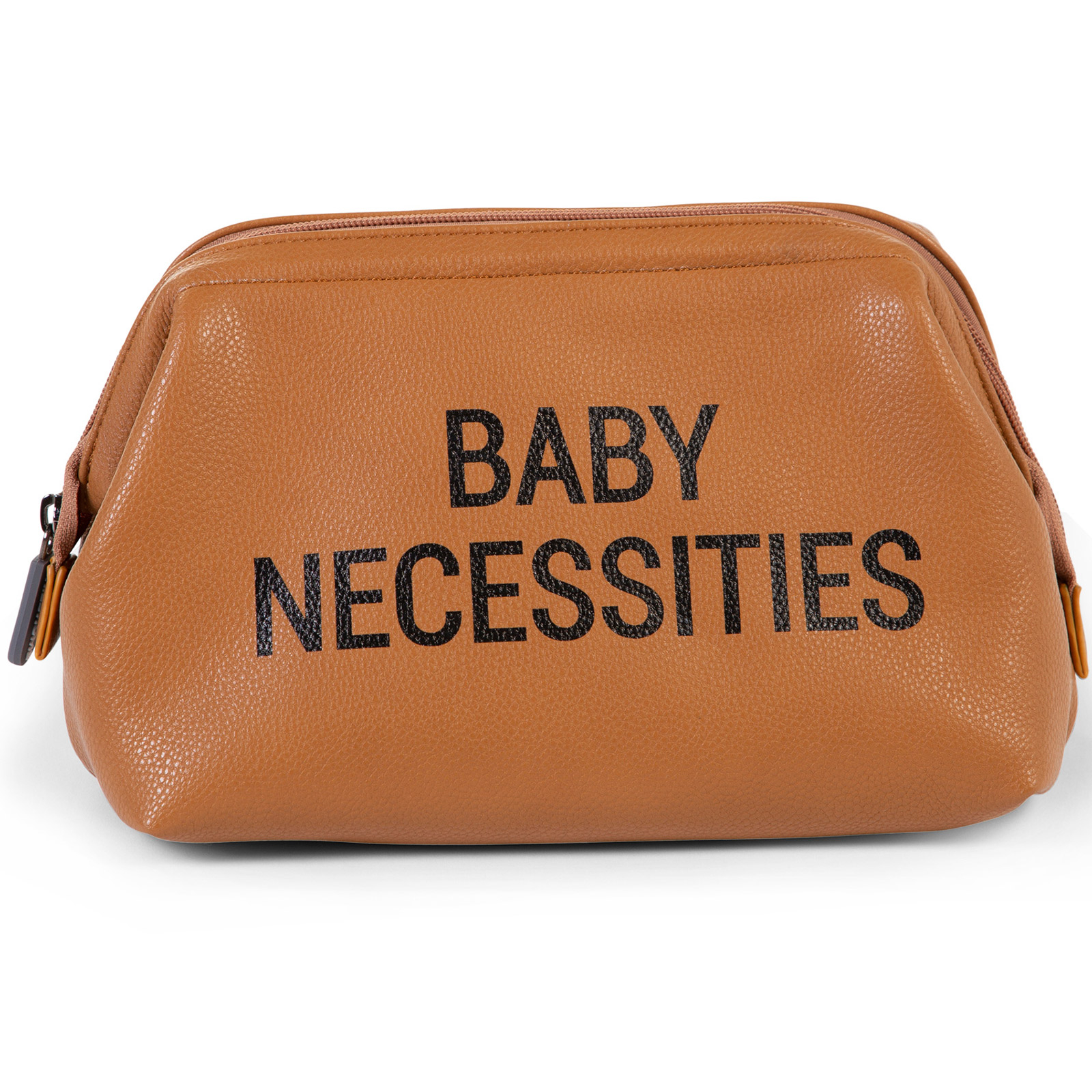 Trousse De Toilette Baby Necessities Simili Cuir Brun