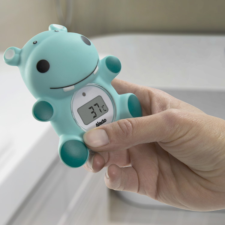 Thermomètre de bain et d'intérieur hippopotame (Alecto) - Image 4