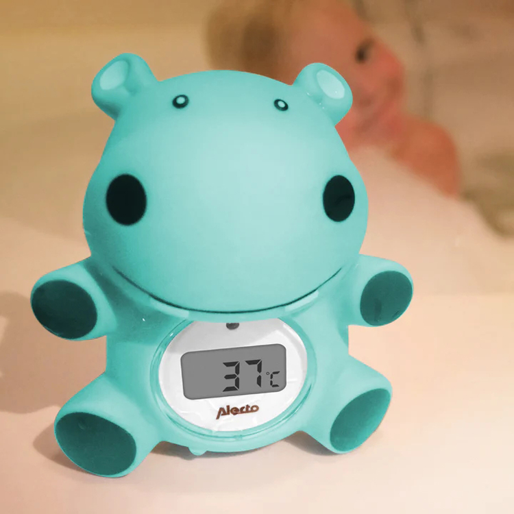 Thermomètre de bain et d'intérieur hippopotame (Alecto) - Image 5