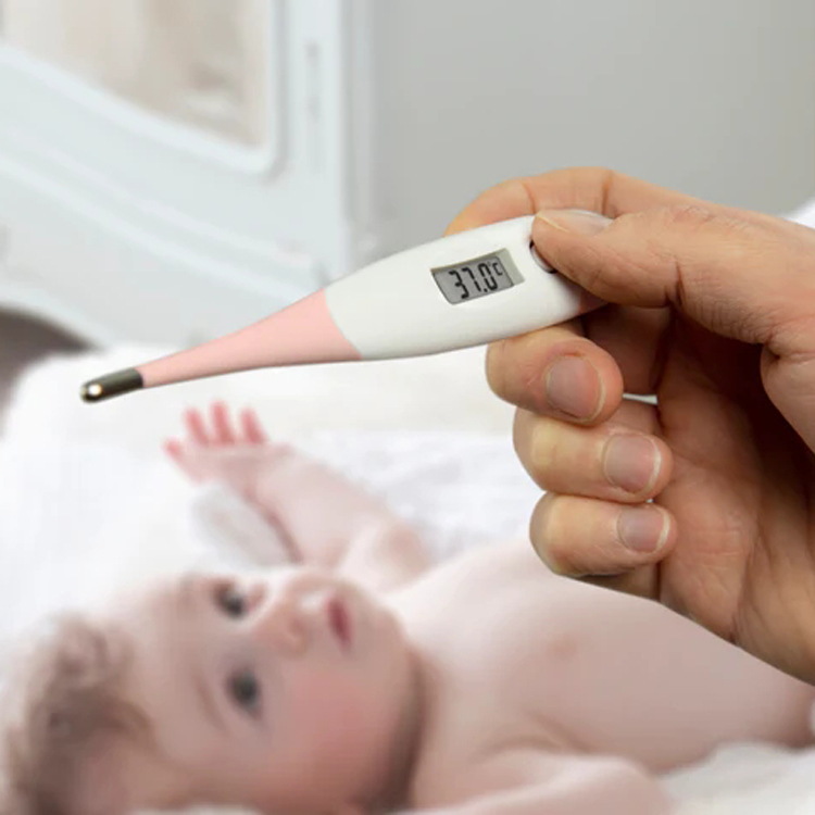 Thermomètre digital bébé rose (Alecto) - Image 2