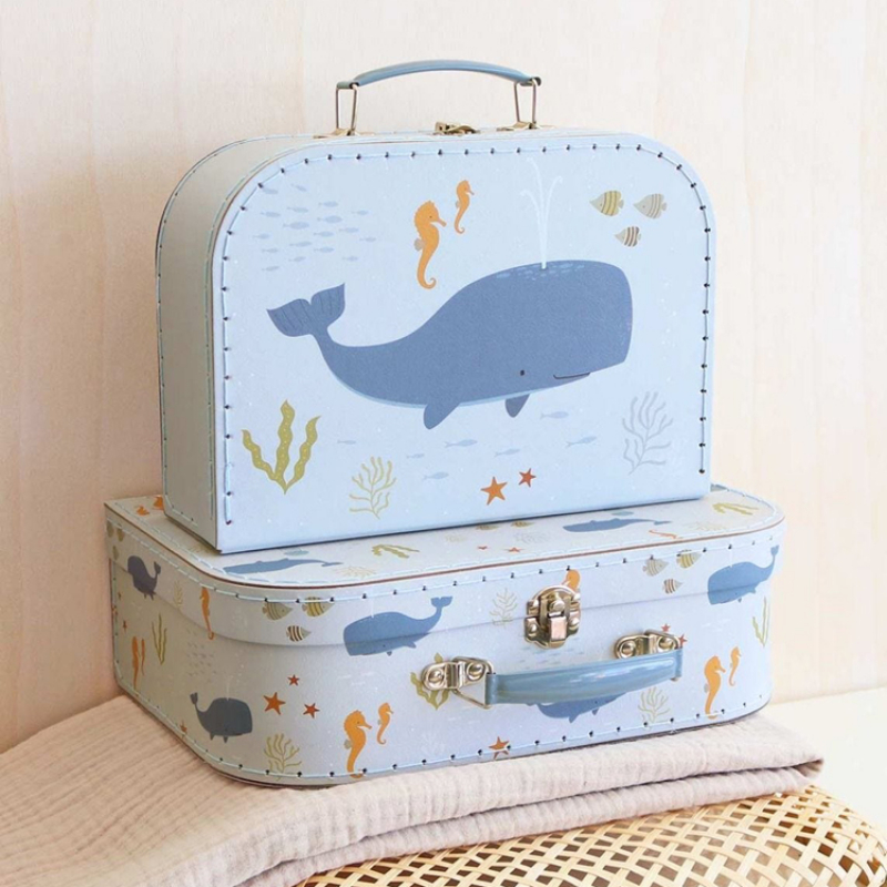 Lot de 2 valisettes de rangement (A Little Lovely Company) - Couverture