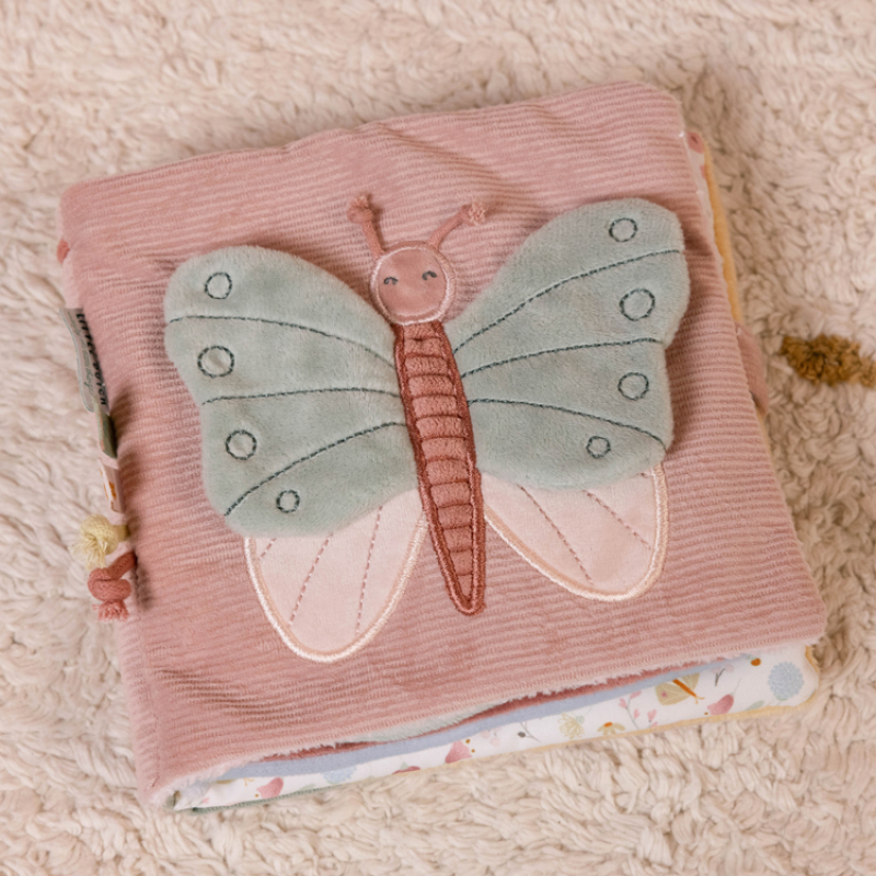 Livre bébé d'activités Flowers & Butterflies (Little Dutch) - Couverture