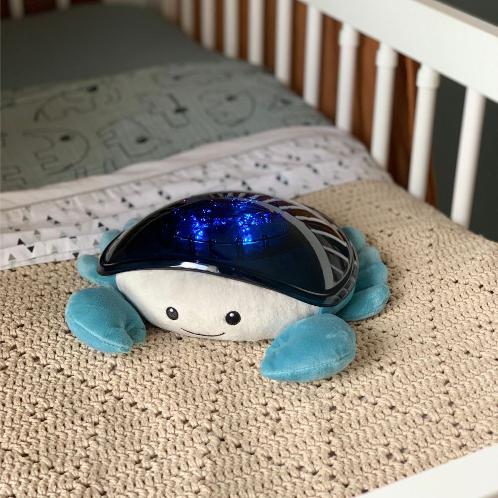 Crabe, peluche veilleuse musicale et projecteur océan pour bébé - ZAZU KIDS
