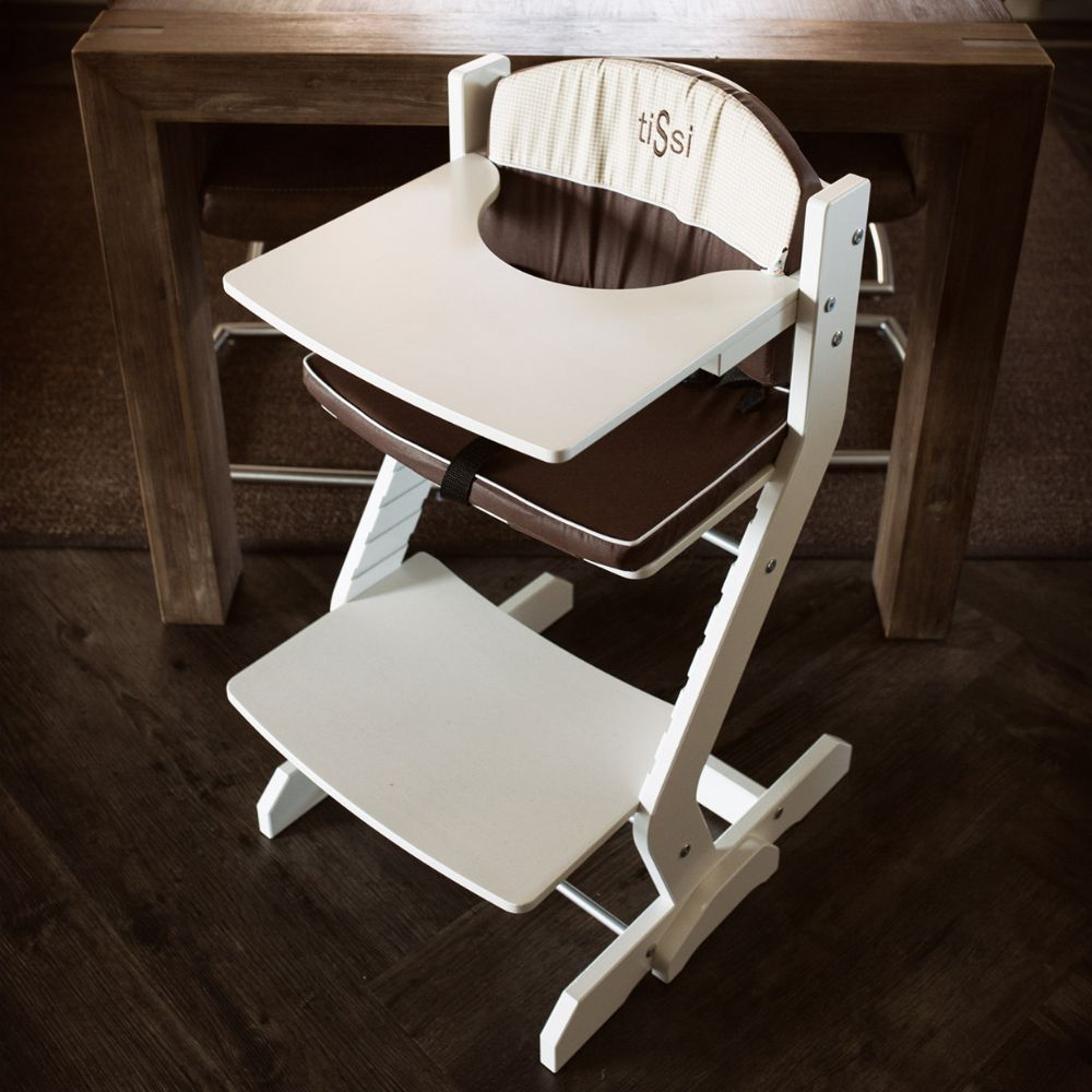 Chaise haute basic avec plateau White (Tissi) - Image 4