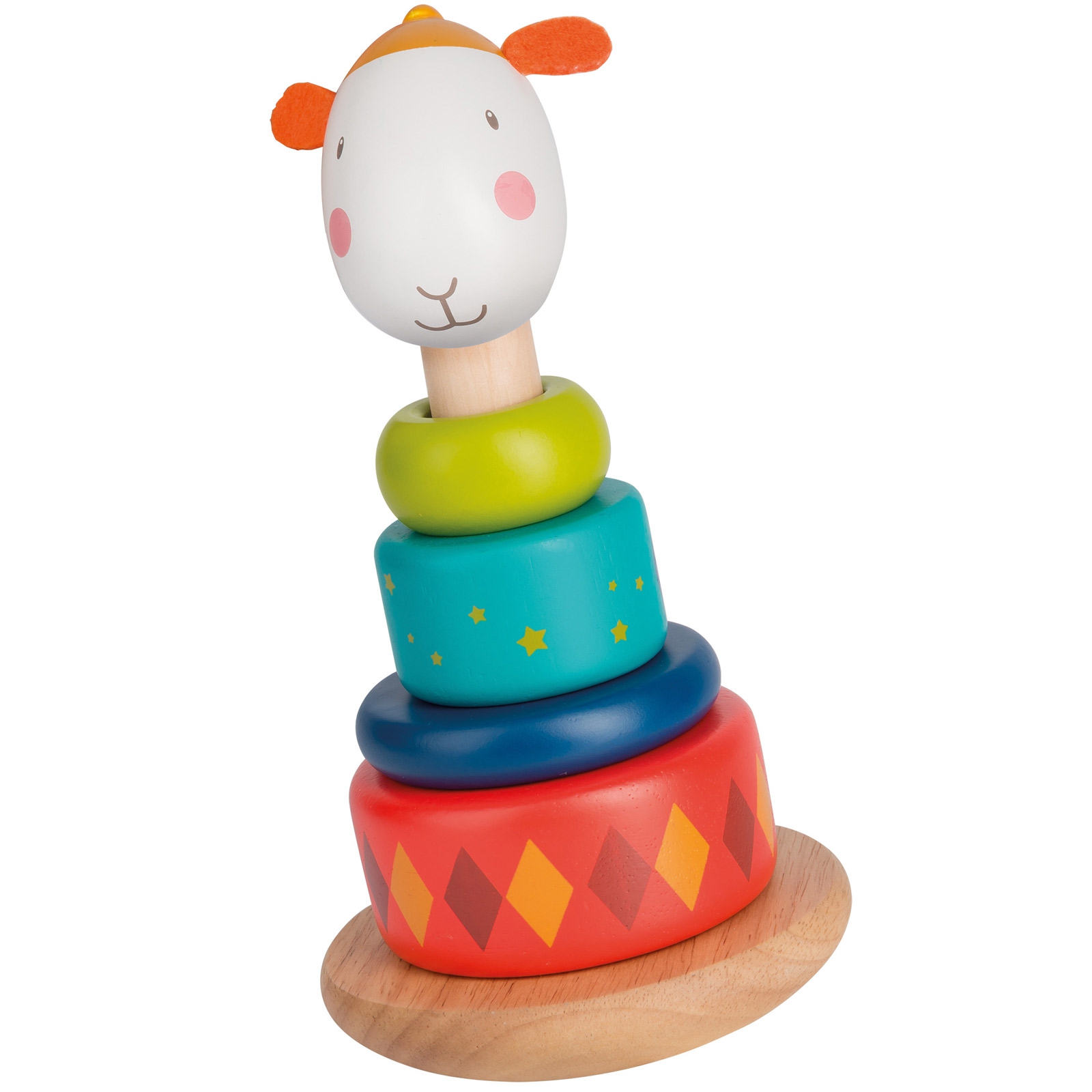 pyramide en bois bebe