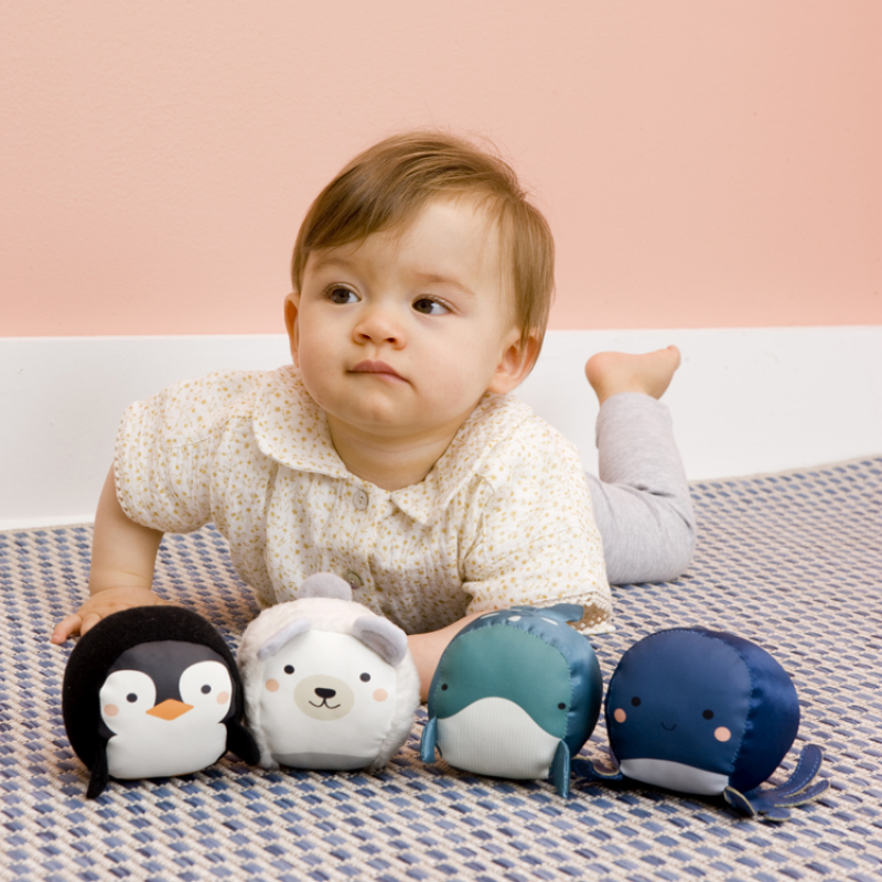 Lot de 4 balles doudous Océan Doodballs (Little Big Friends) - Couverture